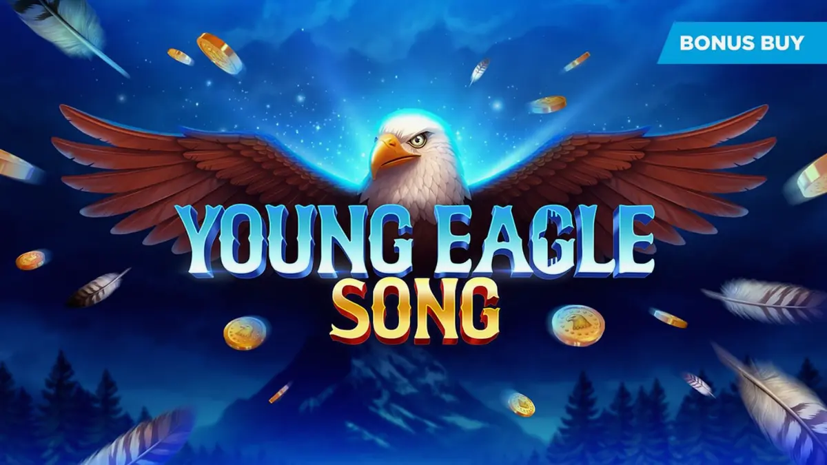 Pemandangan atmosferik elang di slot Young Eagle Song